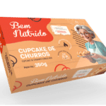 bem nutrido design de embalagens cupcake churros