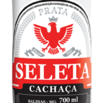 design garrafa cachaca do brasil 700ml prata